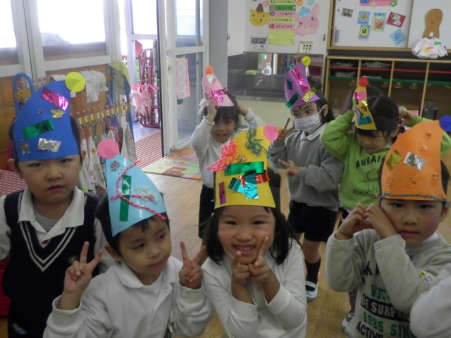 他学年との交流　帽子屋